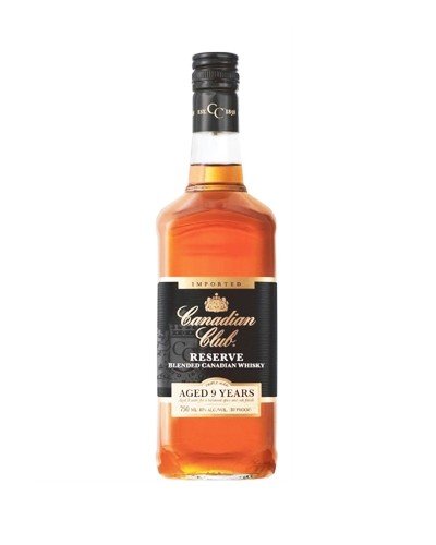 CANADIAN CLUB 9 YEAR OLD RESERVE CANADIAN WHISKY